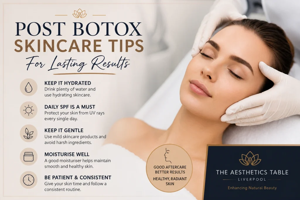 Post Botox Skincare Tips