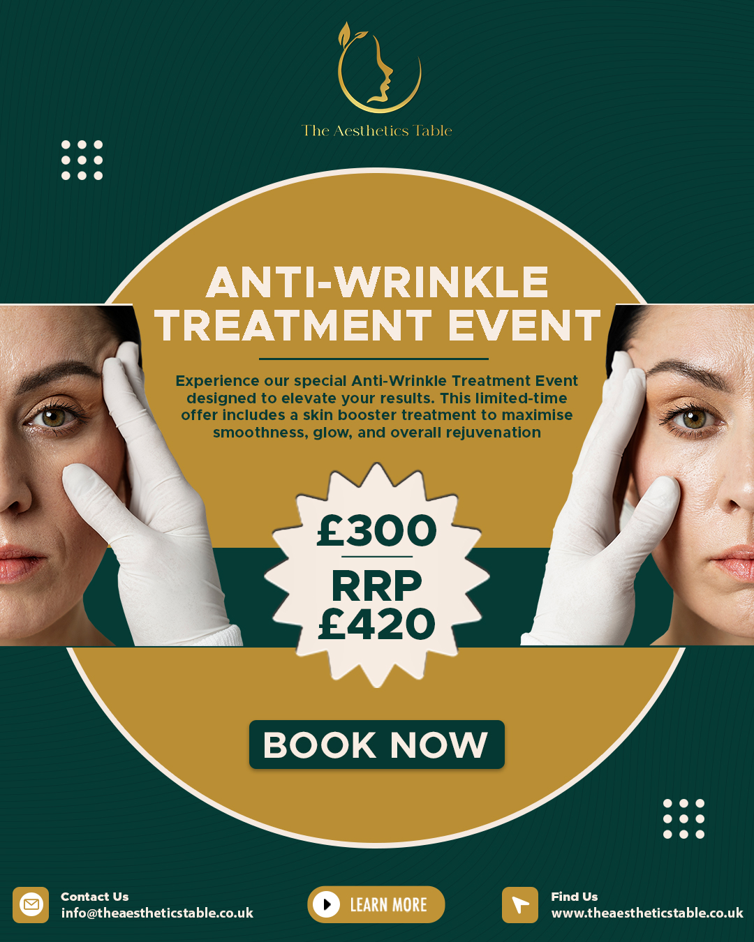 Anti - Wrinkle Treatment Event - SM Post - The Aesthetics Table