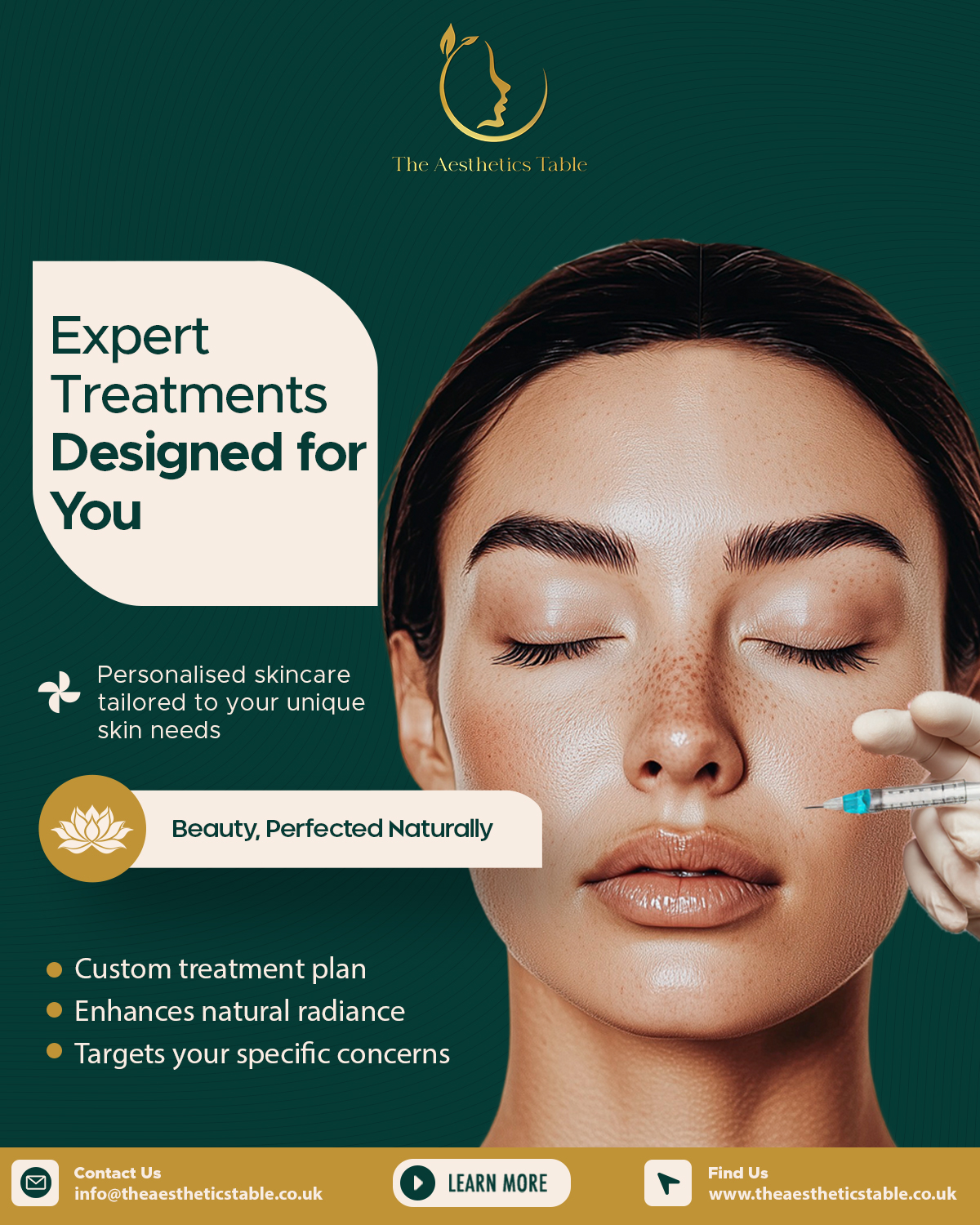 Expert Treatments Designed For - SM Post - The Aesthetics Table