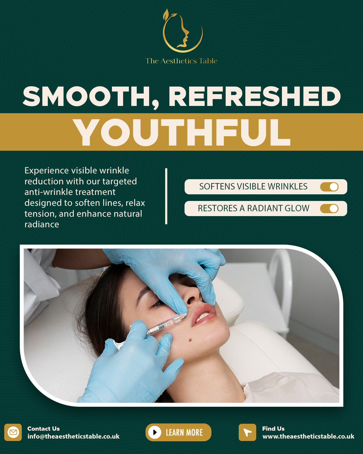 Smooth, Refreshed, Youthful - SM Post - The Aesthetics Table