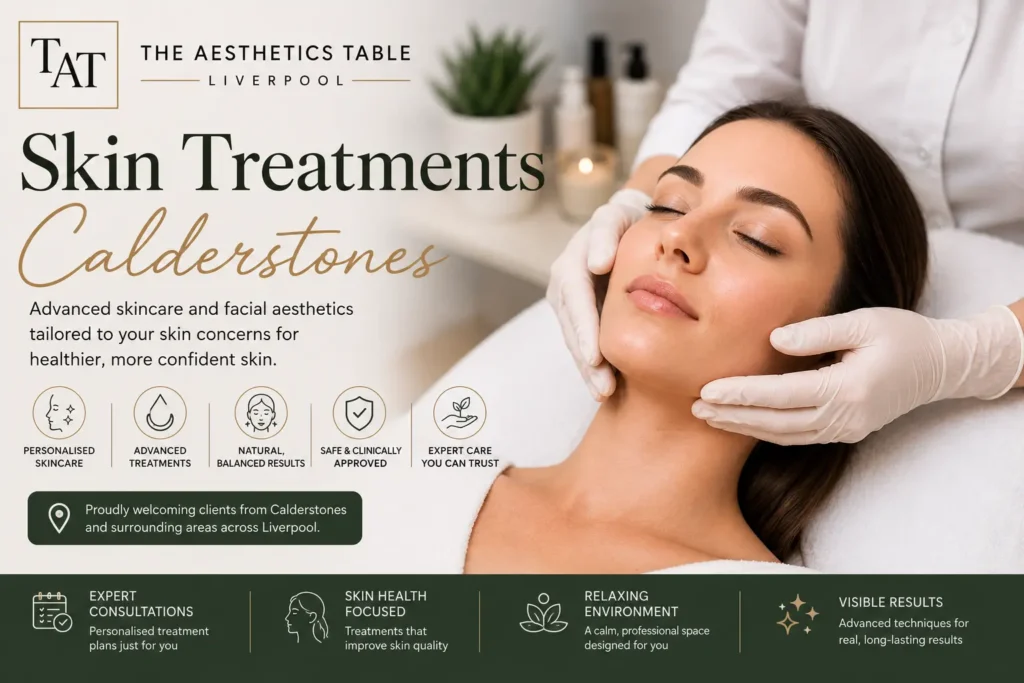 Trusted Skin Treatments Calderstones at The Aesthetics Table Liverpool