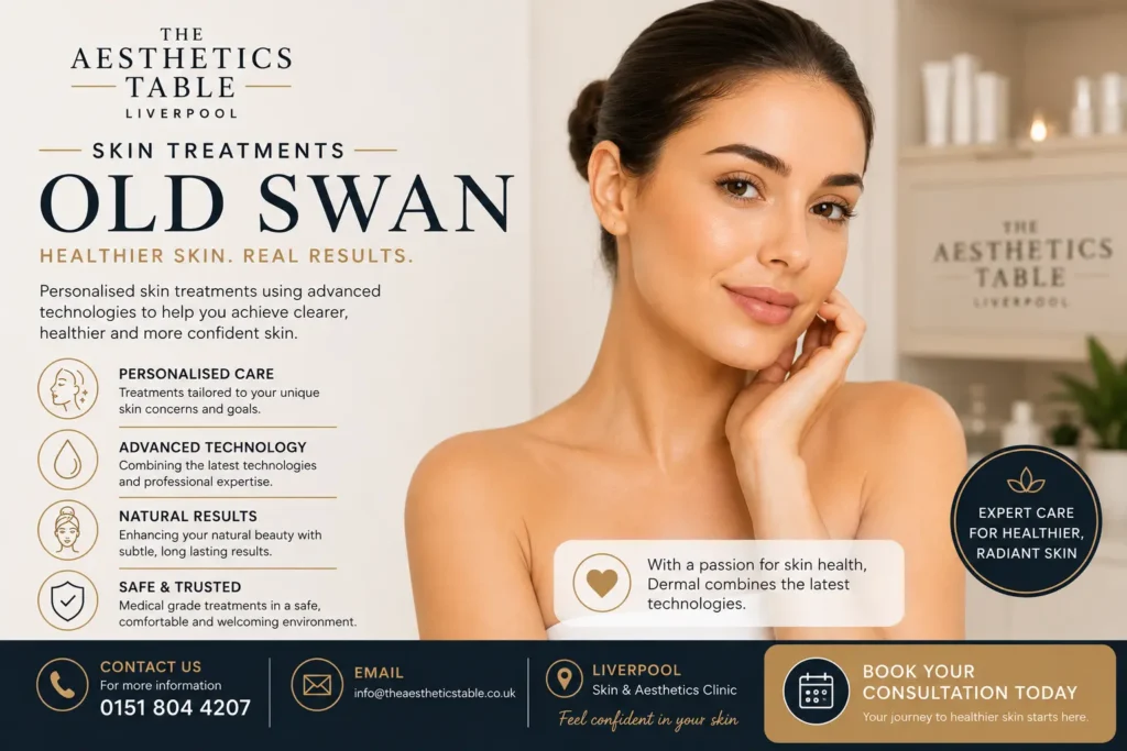 Professional Skin Treatments Old Swan at The Aesthetics Table Liverpool