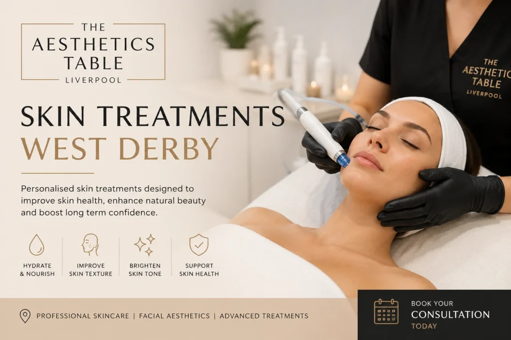 Professional Skin Treatments West Derby at The Aesthetics Table Liverpool