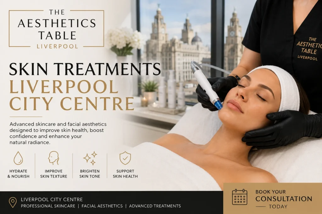 Expert Skin Treatments Liverpool City Centre at The Aesthetics Table Liverpool