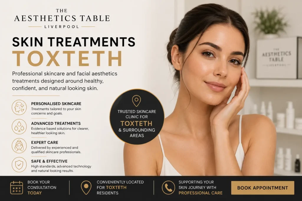 Expert Skin Treatments Toxteth at The Aesthetics Table Liverpool