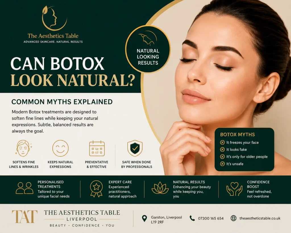 Natural Botox Results: Common Myths Explained