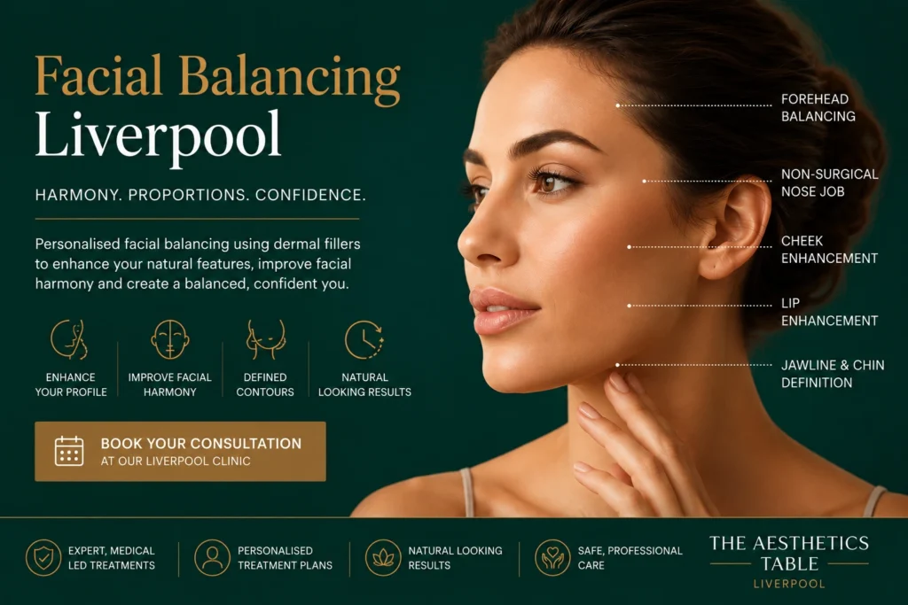 Facial Balancing Liverpool treatment at The Aesthetics Table