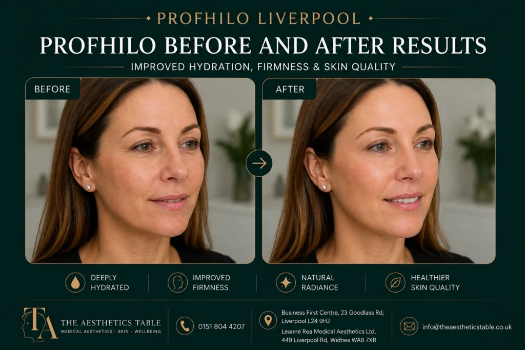 Profhilo liverpool Before and After Results​